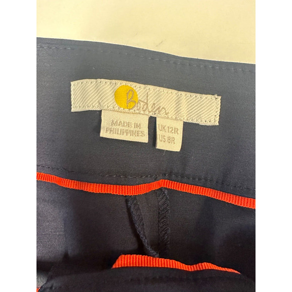 Boden Navy kick flare Cropped Pants - Picture 5 of 8